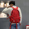 2017 New Canvas Double Shoulder Bag Men'sTravel Backpack For High School Students