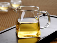 Customizable Square heat-resistant high temperature glass Kung Fu tea set thickened fair cup tea leak tea sea square cup