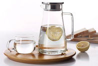 Heat-resistant glass teapot Thickened cold water bottle jug Large-capacity glass pot with lid