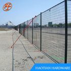 Welded wire mesh temporary anti-Climb mobile fencing for terrain protection