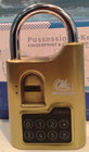 Fingerprint padlock used for bicycles, sheds, trailers, garages, or anywhere else you woul