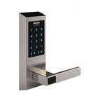 fingerprint RFID card door lock With a high quality black touch screen pad