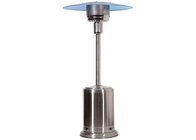 220 cmH Stainless Steel Silver Gas FlexibleRadiant Open Flame Patio Heater