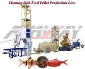 Alloy Steel Floating Fish Feed Production Line with 1t/h production
