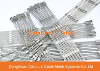 Flexible Stainless Steel Wire Cable Ferrule Mesh For Monkey Enclosure