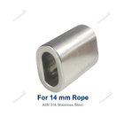 Seamless Stainless Steel Wire Rope Ferrules Crimping For Wire Rope Sling