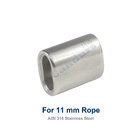 1 mm -18 mm Flat Oval Stainless Steel Rope Crimping Sleeve For Wire Rope Sling