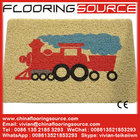 Vinyl Printed Coil Floor Mat with anti slip backing or without backing to dry quickly and resist mildew