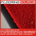 Carpet Entrance Floor Mat Nylon Pile PVC Backing Red Color Custom Size Scrape Dirt Absorb Water Anti-slip