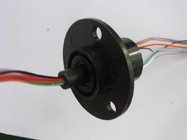 Capsule slip ring with flange OD 22mm with 18 circuits each 2A