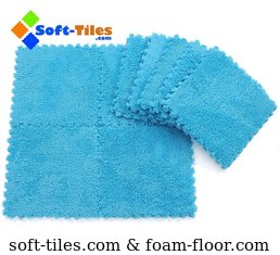 China Plush Carpet Foam Floor Tiles with Softer, Safety,Easy to Fix , Water-proof supplier