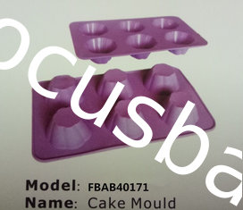 China FBAB40171 for wholesales various shapes silicone cupcake tray mold supplier