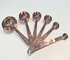 best seller measuring tools stainless steel copper coating measuring spoon/measuring cup set supplier