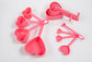 FBAB101 for wholesales set of 8 heart shape eco-friendly measuring spoon supplier