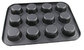 Carbon Steel Non stick bakeware 12 cups muffin pan cake mould cupcake supplier