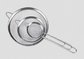 Colored pointed ear stainless steel frying strainer with handle s.s fine mesh strainer supplier