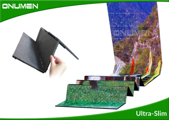 China Ultra Light Weight Foldable LED Screens For Concerts , Advertising Video Wall LED Display Indoor supplier