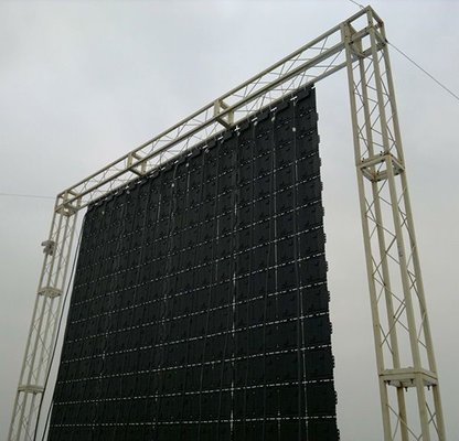 China Waterproof LED Screen Stage Backdrop Ultra Slim Flexible Video Wall Displays 6500 Nits supplier