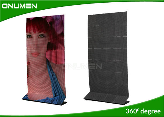 China IP43  Rental LED Screen For Stage , Flexible And Foldable  Black P6 LED Module Screen Video supplier