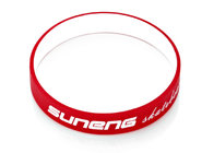 Event silicone bracelet color-filled debossed multi-colors chinese supplier