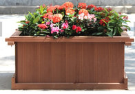 WPC flower box wpc decking manufacturer wpc planter customized outdoor decorative