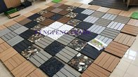 Recyclable wpc DIY flooring DIY Floor title Outdoor plastic wood flooring  PE composite  DIY flooring, WPC DECKING