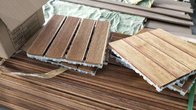 WPC Composite DIY Decking Flooring Tile 30x30 cm  High Quality Interlocking outdoor deck tiles/WPC DIY Floor