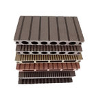 wood plastic composite decking, outdoor wood decking, EU popular fashion style hollow co-extruded decking wpc board