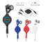 Freeuni Promotional Portable 3.5MM Stereo push button Retractable ear buds earphone logo supplier