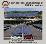 Solar PV Carport stents, 1*2 type colorful FRP Solar PV mounting structures