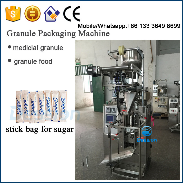 stick sugar bag packaging machine/ 3g stick sugar filling machine / drip sugar packaging machine