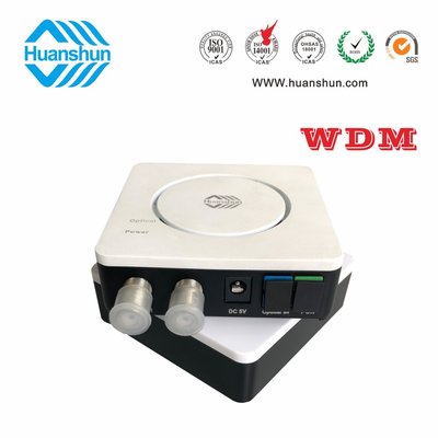 China Huanshun Wdm Double Output FTTH Optical Receiver 2X78dBm two ways supplier