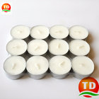 12G  metal cup white tealights candles made in China