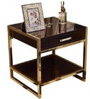 High end 5-STAR metal frame wooden night stand /bed side table, casegoods,hotel furniture NT-0088