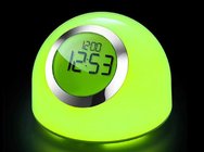 LED mood lamp with clock and alarm function