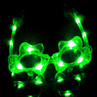 Multi-Color LED Shamrock Glasses For Concerts, Party, Night Clubs And More!