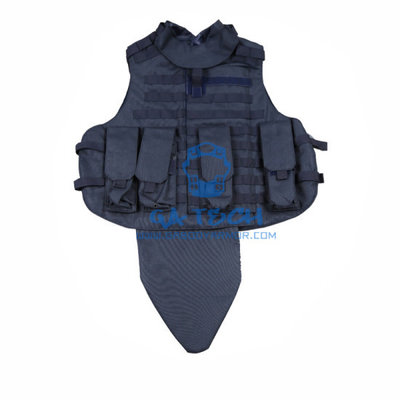China NIJ level 4 forest woodland camo bullet proof jacket military tactical vest body armor supplier