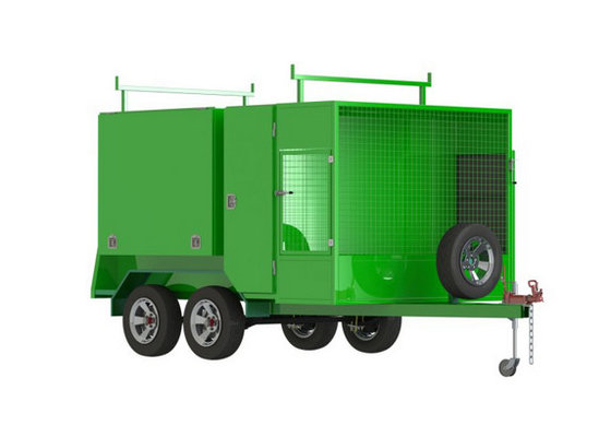 China Flexible And Versatile Dual Axle Lawn Mowing Trailer 8 X 5 Ft With Brake Away System supplier