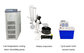 50 L alcohol distillation vacuum rotovap rotary evaporator with chiller price supplier