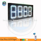 12 Inch High Brightness Outdoor Remote Control 888.8 White Gas Station LED Oil Price Changer