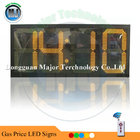 RF Remote Control  Amber LED Time and Temperature Sign for Outdoor USage
