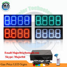 12 Inch High Brightness Outdoor Remote Control 888.8 White  Canopy LED Gas Price signs