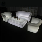 Outdoor 16 Colors Changing Rechargeable Illuminated Glow Up LED Sofa for Party Event