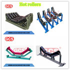 heavy duty conveyor mining idler trough grooved conveyor roller/Friction-upper aligning grooved conveyor roller