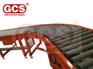 Flexible Heavy Duty Roller Conveyor For Warehouse Transporting / PackageDouble Row Telescopic Skate Roller Conveyor/cut