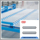 Steel trough roller conveyor line /china guangdong conveyor roller manufacturer