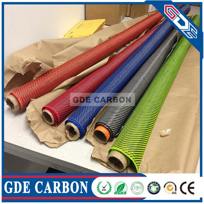 China 3K Carbon Fiber 1500D Kevlar Fiber Hybrid Fabric supplier
