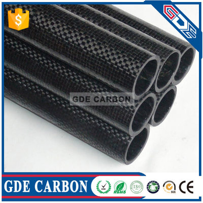 China GDE 3K Twill Matte Carbon Fiber Pipe supplier