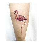 Factory Wholesale Animals Tattoo flamingos Colored Temporary Tattoo Sticker Party Supply