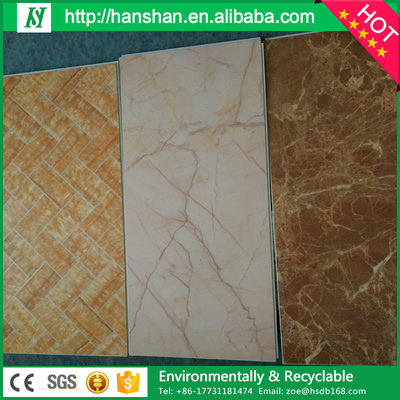 China Click interlocking pvc no glue non-slip wood grain vinyl plank flooring supplier